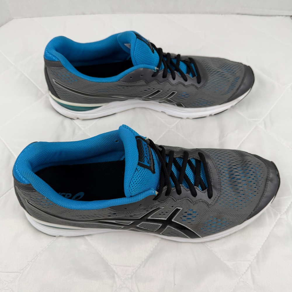 ASICS Gel Storm 2 Mens 15 Gray Blue Running Shoes Athletic Sneakers T429N - Picture 16 of 16